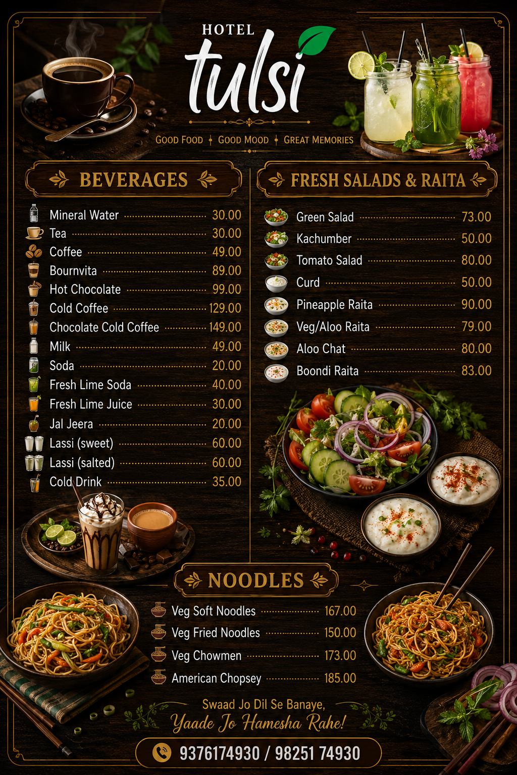 Menu Page 5