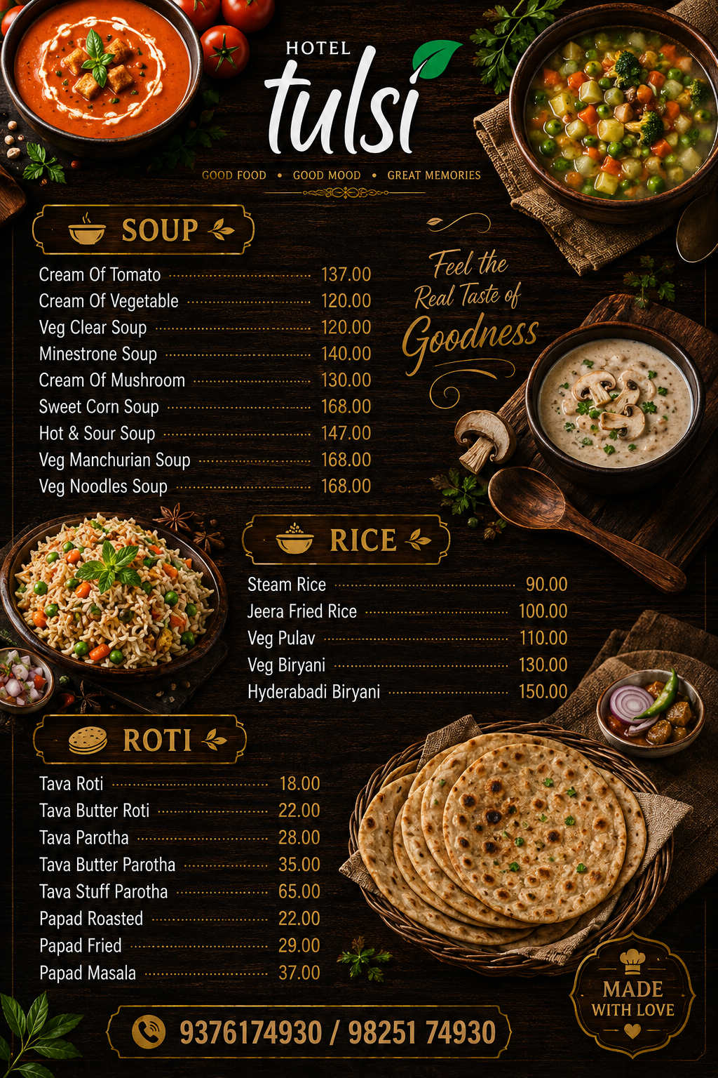 Menu Page 6